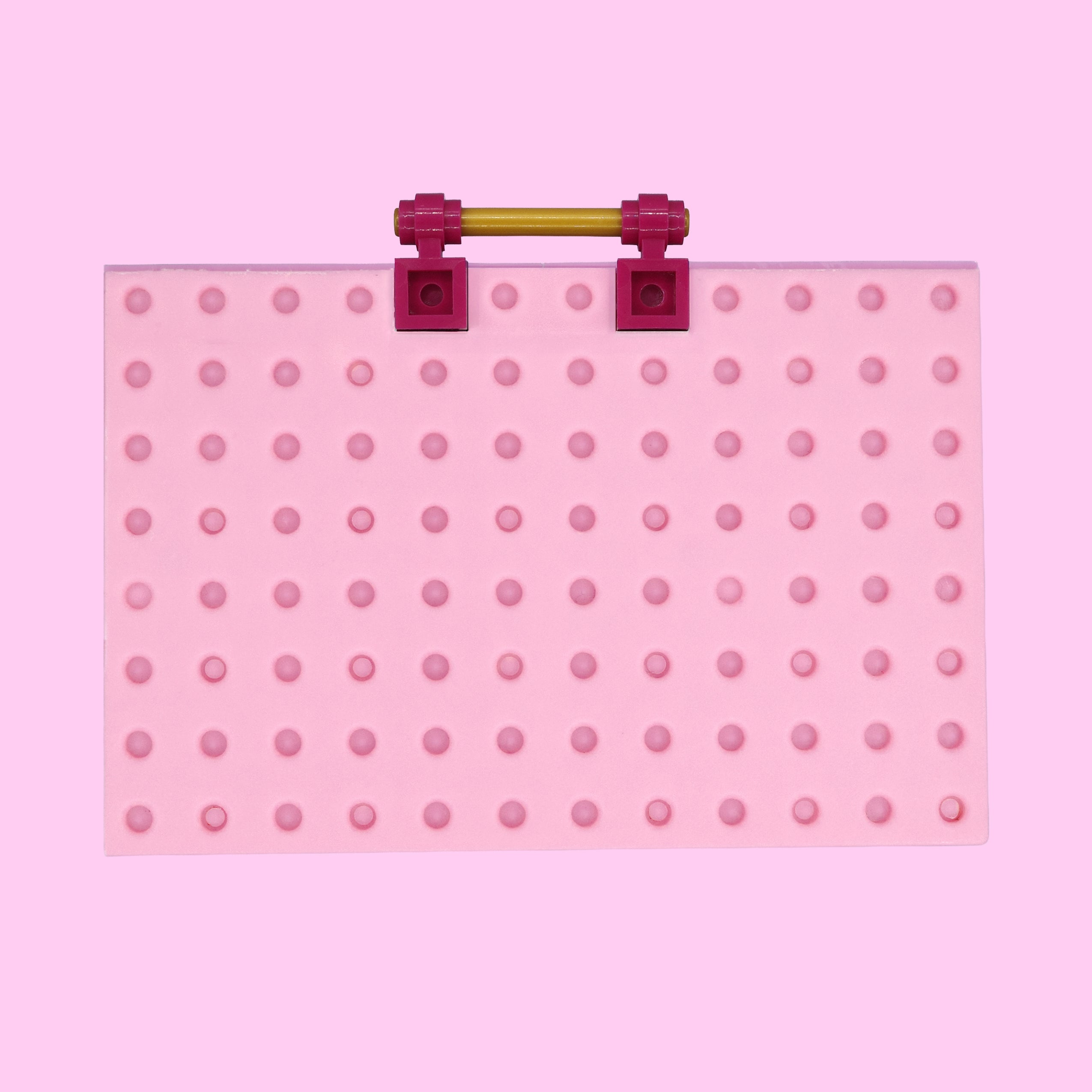 Fuschia Flora Badge Buddy