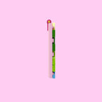 Fuschia Flora Badge Buddy
