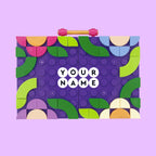 Grape Flora Badge Buddy