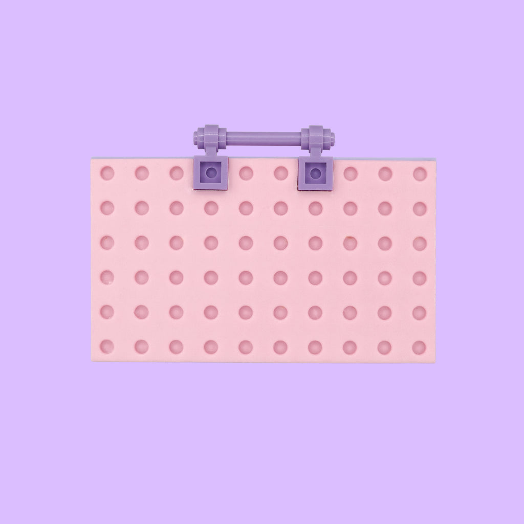 Lilac Flora Badge Buddy Mini