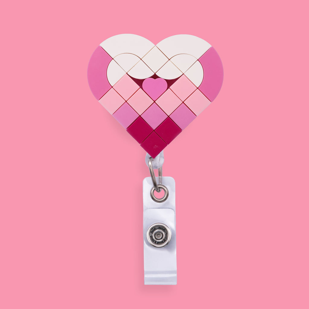 Bubblegum Heart Badge Reel