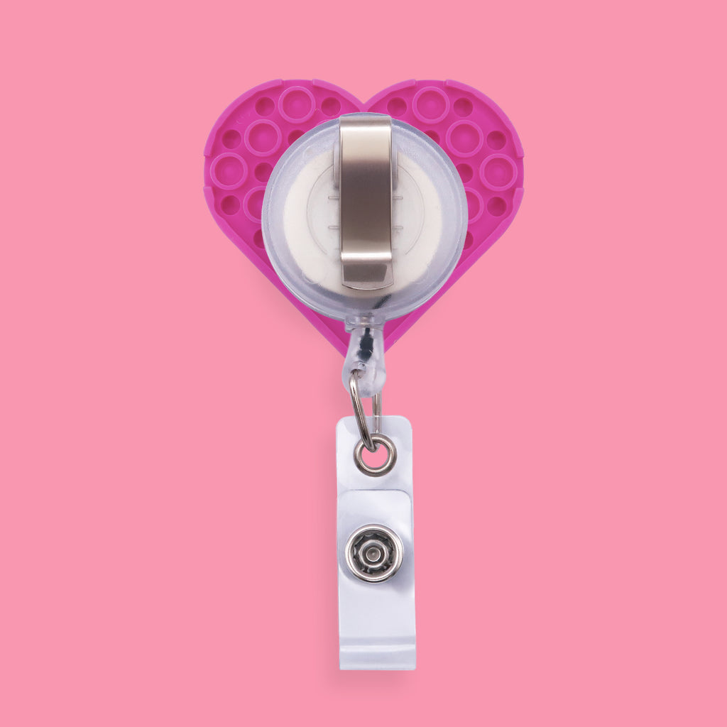 Bubblegum Heart Badge Reel