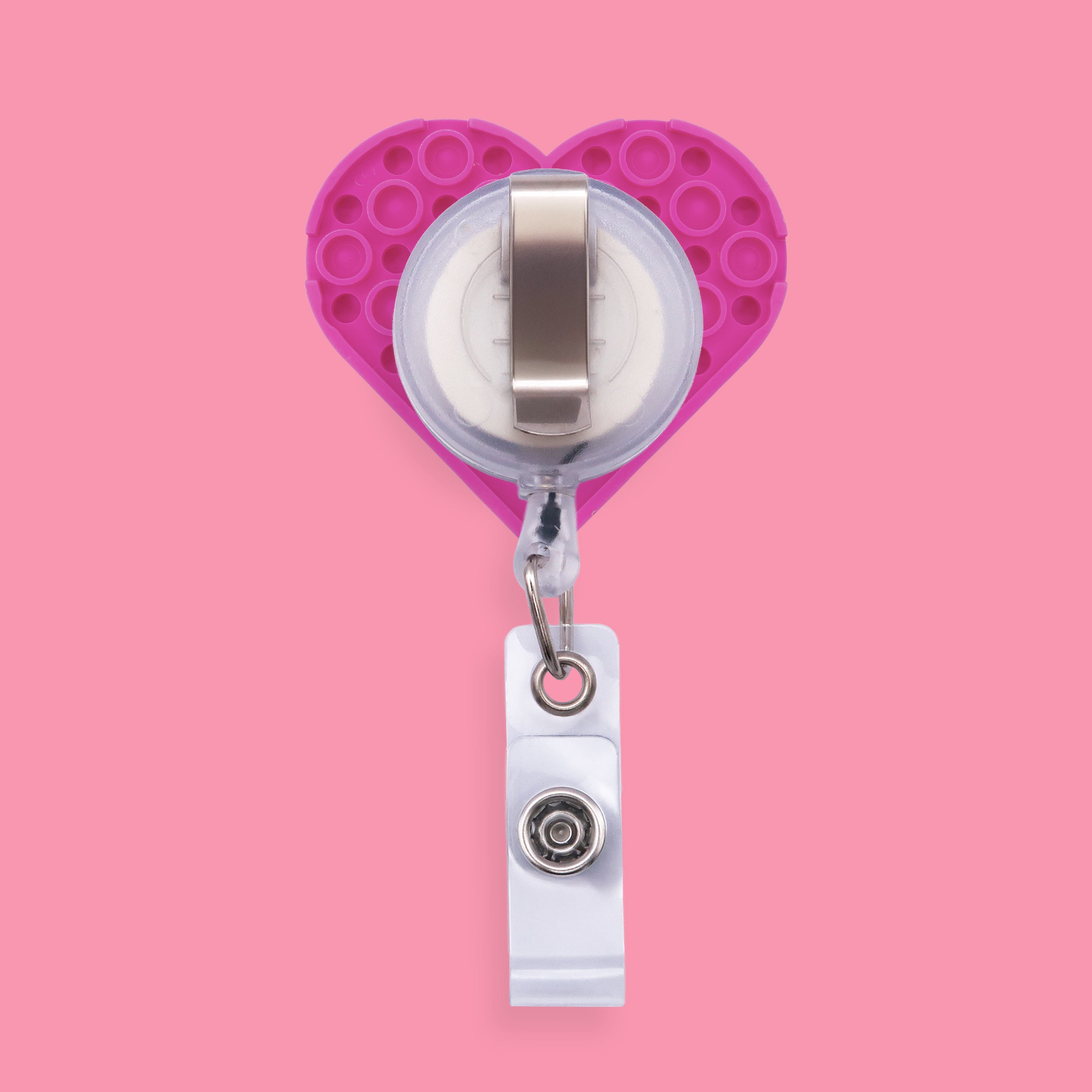Bubblegum Heart Badge Reel