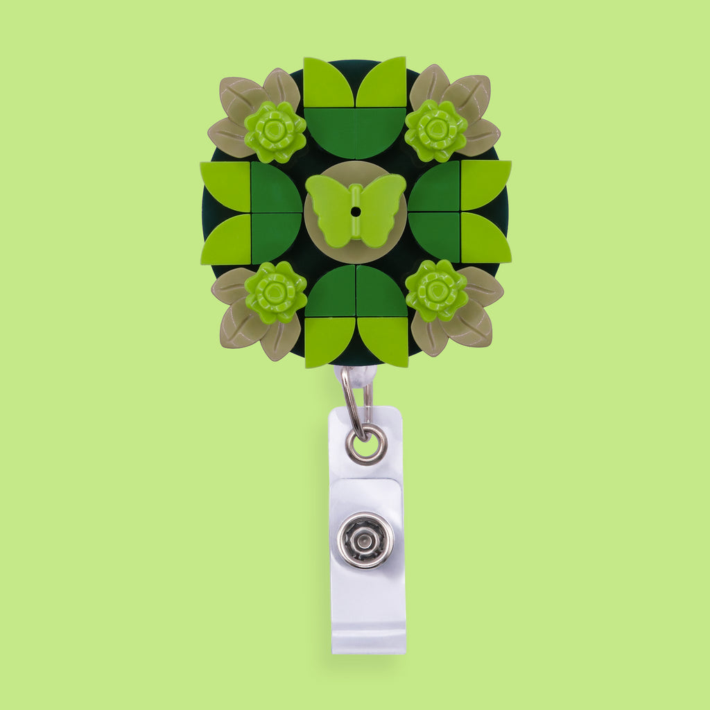 Emerald Bloom Badge Reel