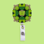 Emerald Bloom Badge Reel