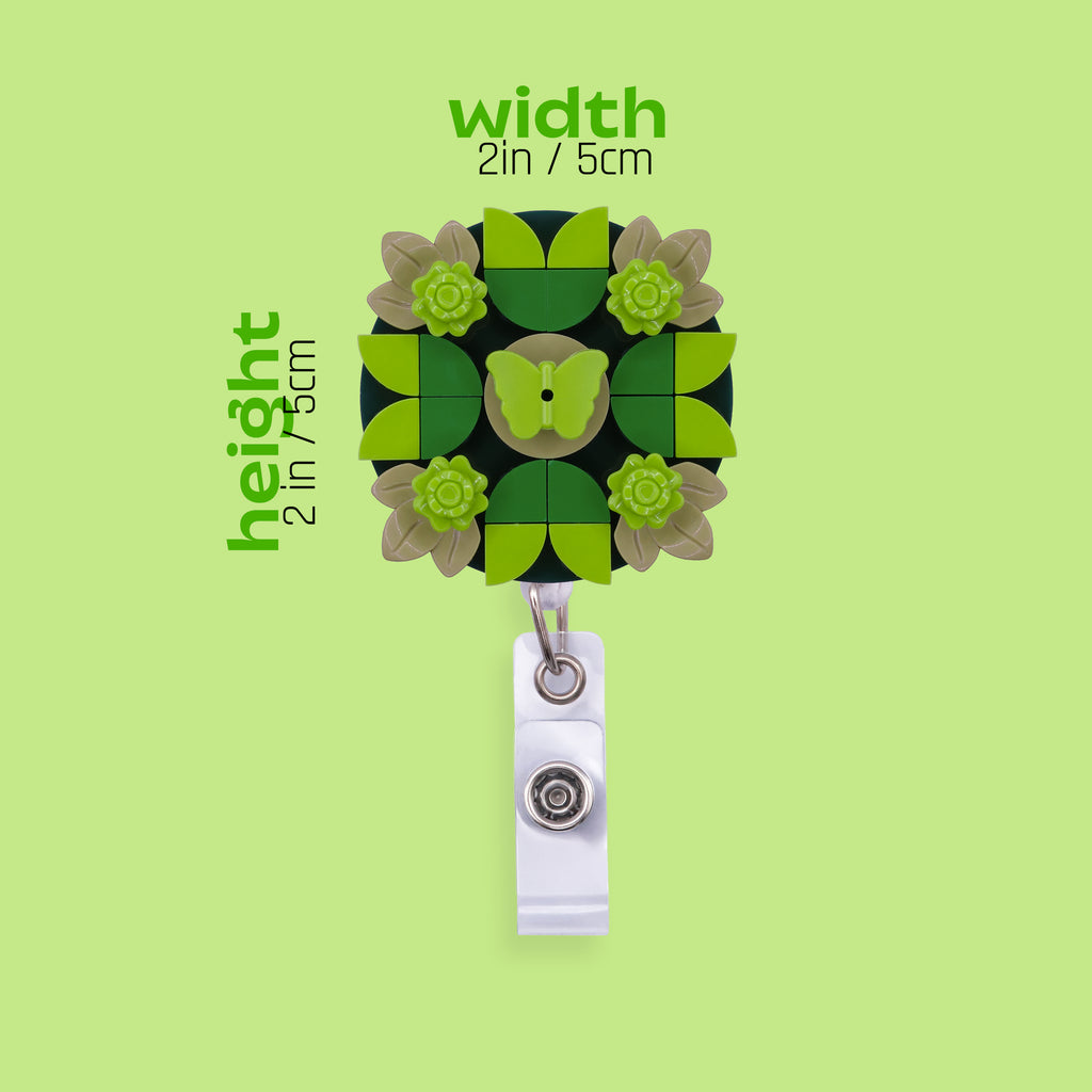 Emerald Bloom Badge Reel