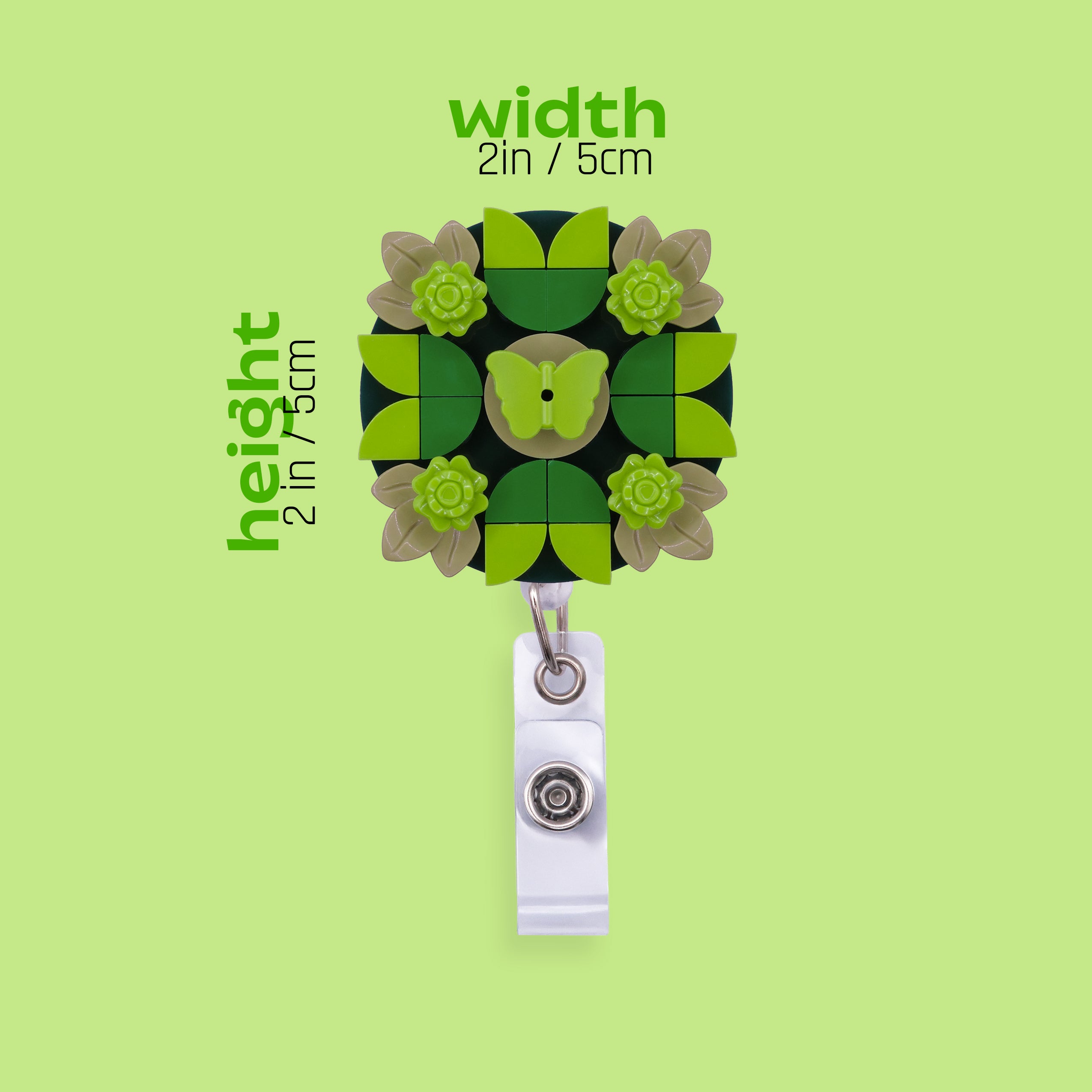Emerald Bloom Badge Reel