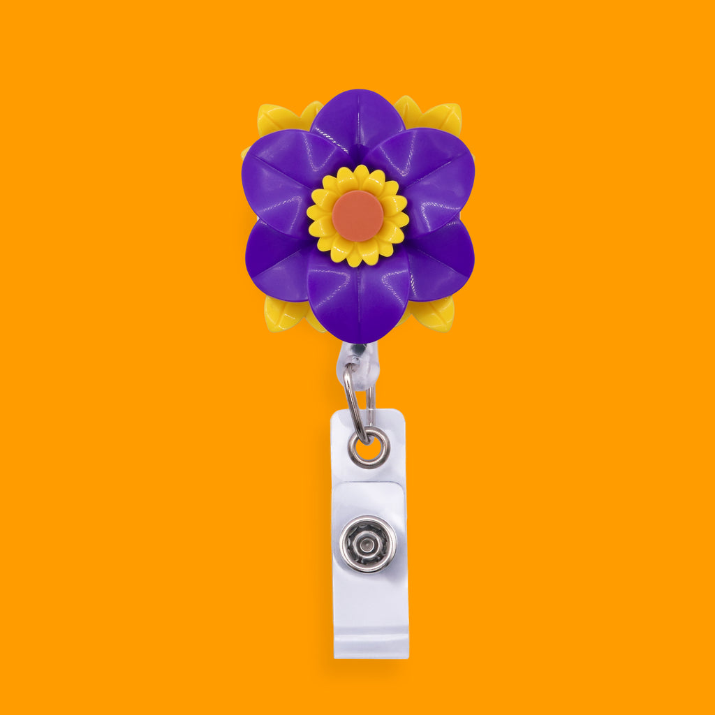 Lilac Lily Badge Reel