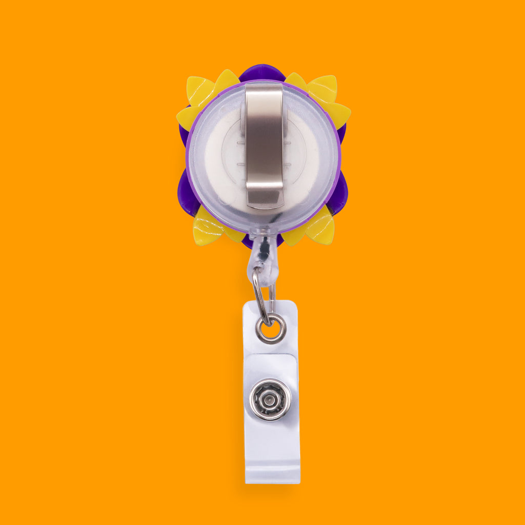 Lilac Lily Badge Reel