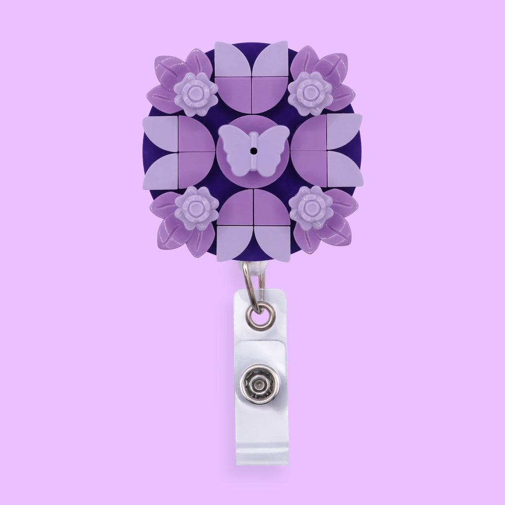 Ube Bloom Badge Reel
