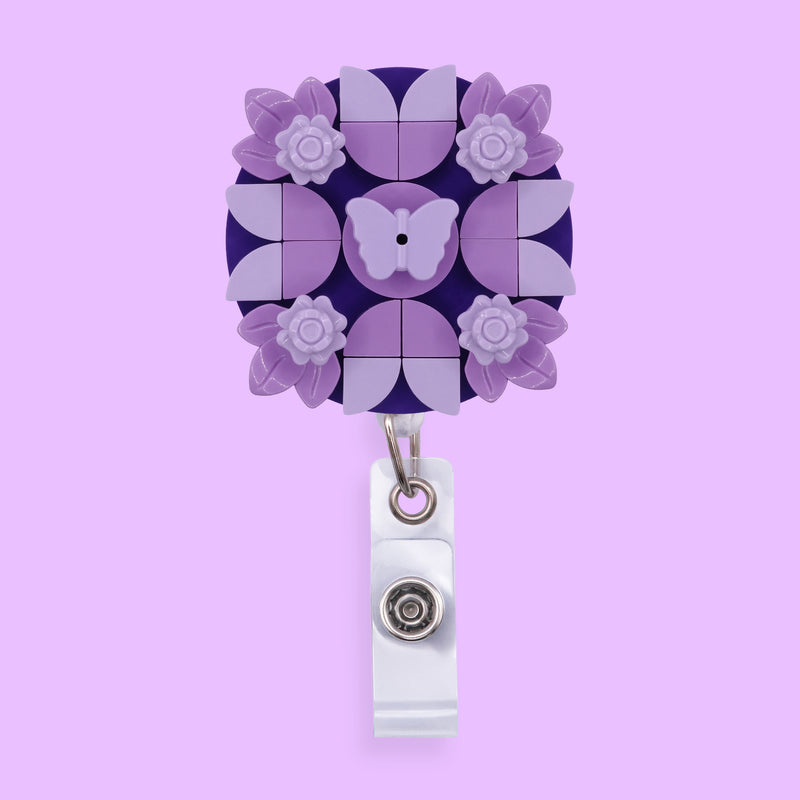 Ube Bloom Badge Reel