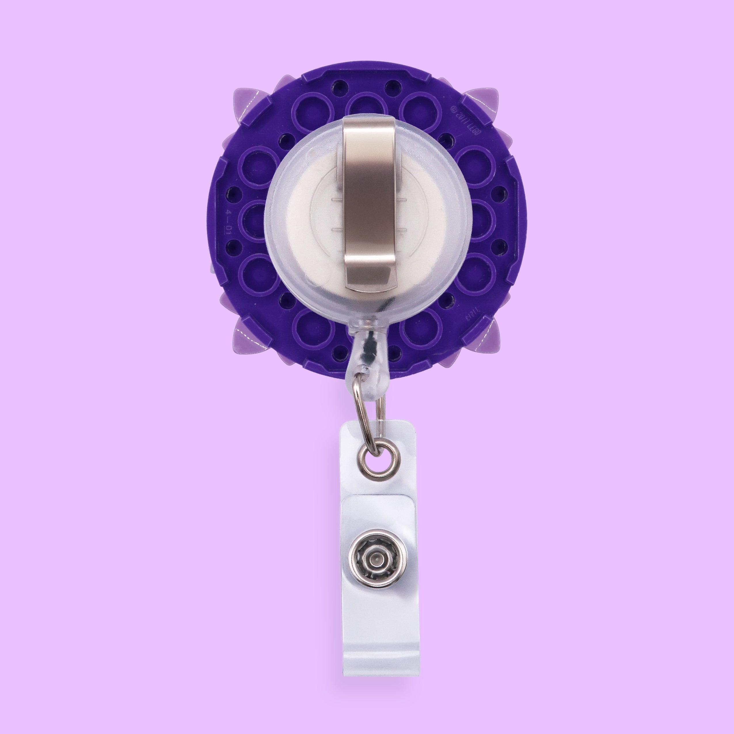 Ube Bloom Badge Reel