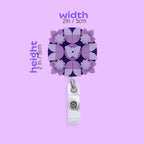 Ube Bloom Badge Reel
