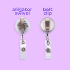 Ube Bloom Badge Reel