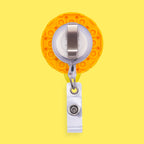 Yellow Orchid Badge Reel