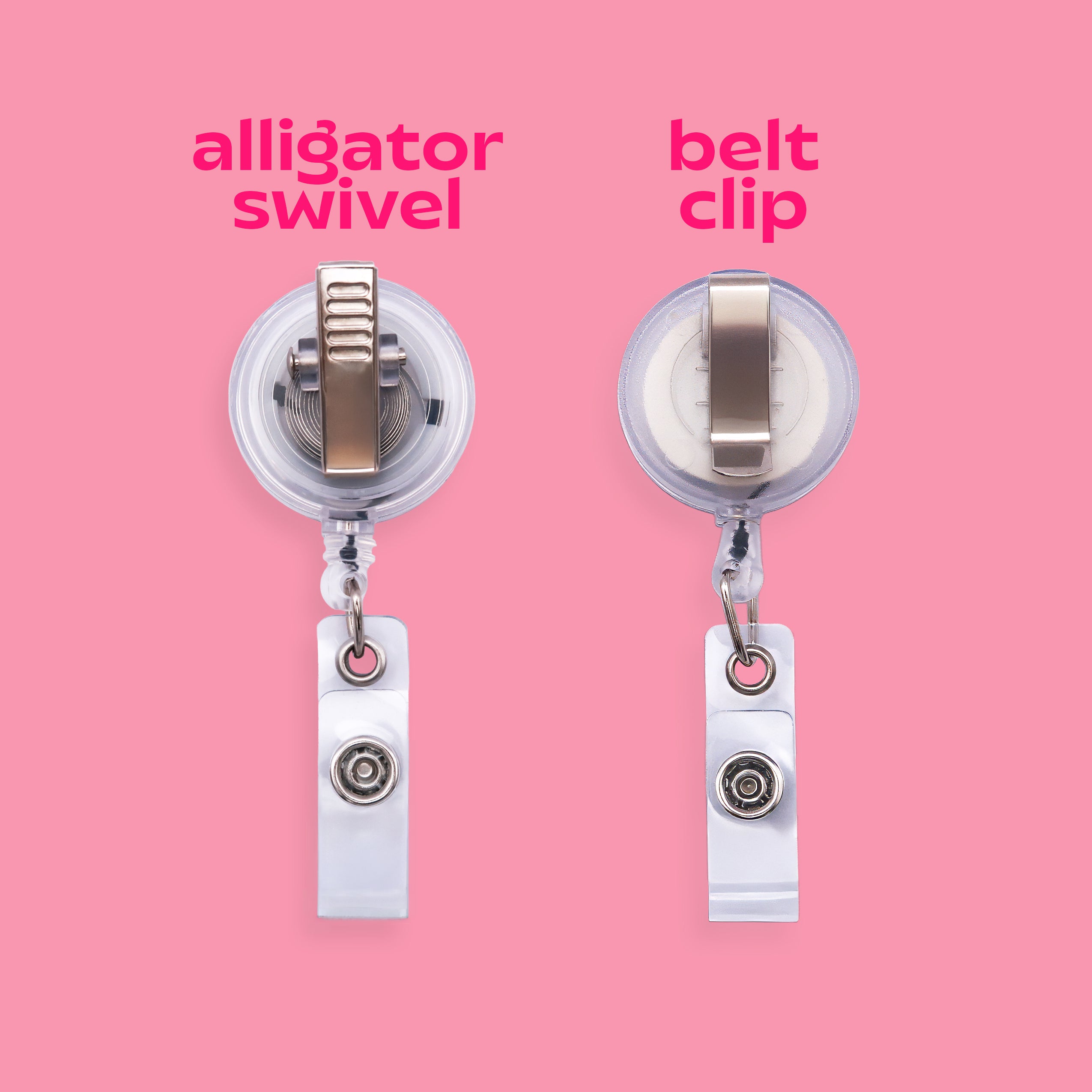 Pink Daisy Badge Reel