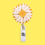 Yellow Daisy Badge Reel