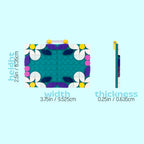 Tiffany Flora Badge Buddy
