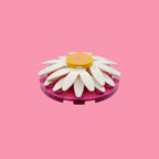 Pink Daisy Badge Reel